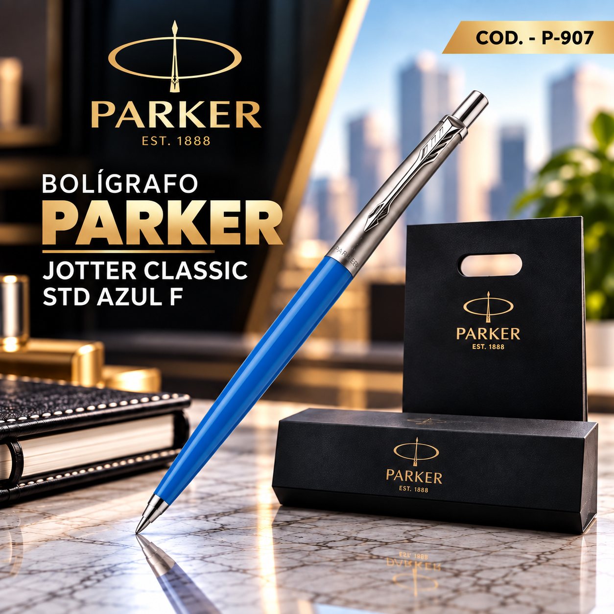 Parker Jotter Classic STD Azul Francia