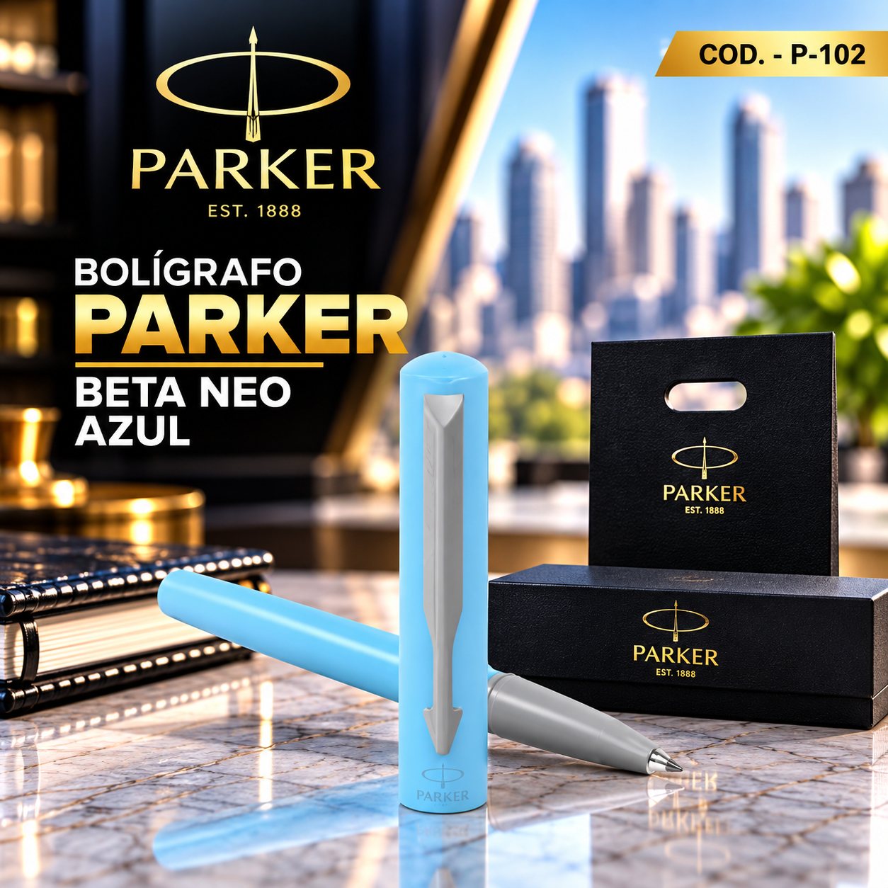 Parker Beta Neo ABS Celeste