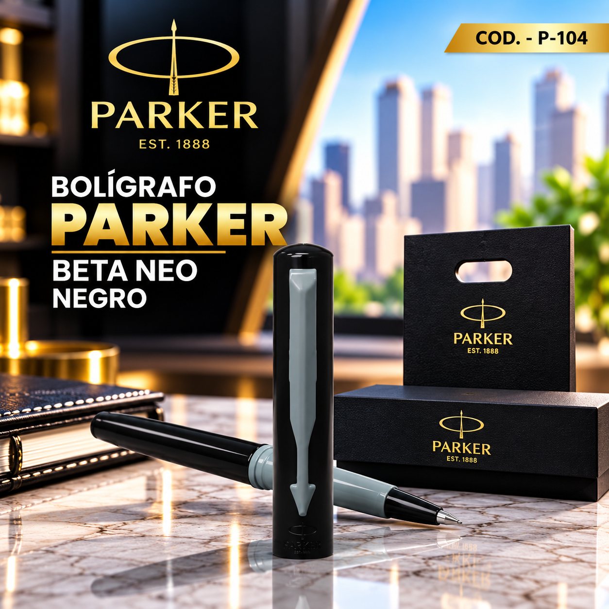 Parker Beta Neo ABS Negro